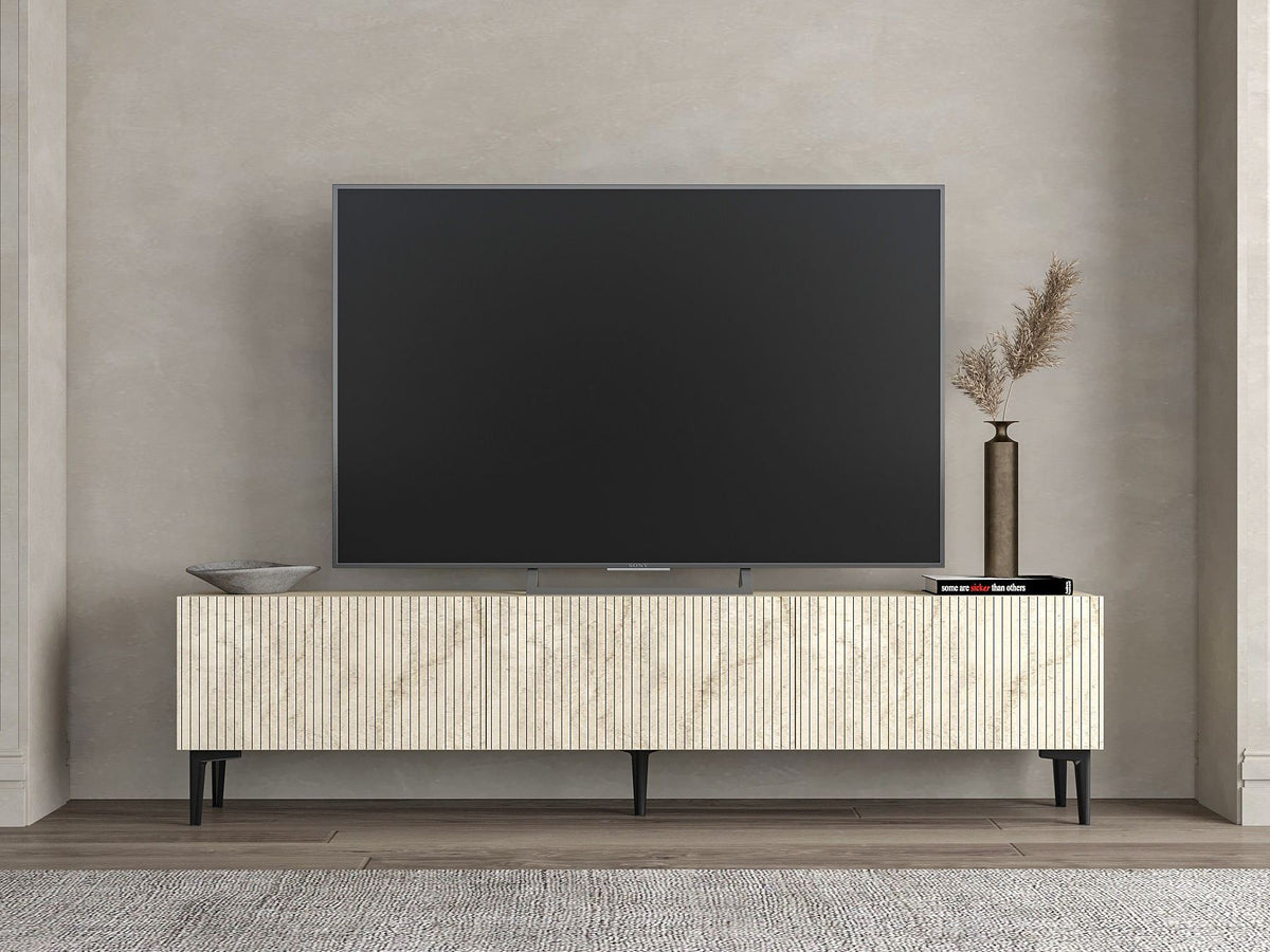 Έπιπλο Τηλεόρασης TV Βάση Σύνθεση Travertine | 327ODS1309
