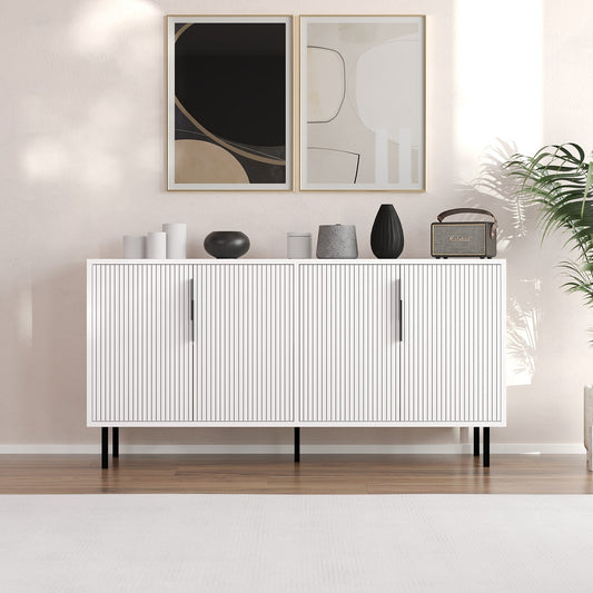 Μπουφές Λευκό 150x36x75cm | 327ODS1332