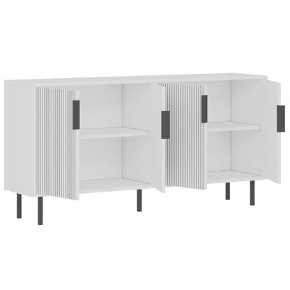 Μπουφές Λευκό 150x36x75cm | 327ODS1332