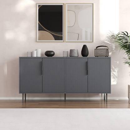 Μπουφές Ανθρακί 150x36x75cm | 327ODS1333