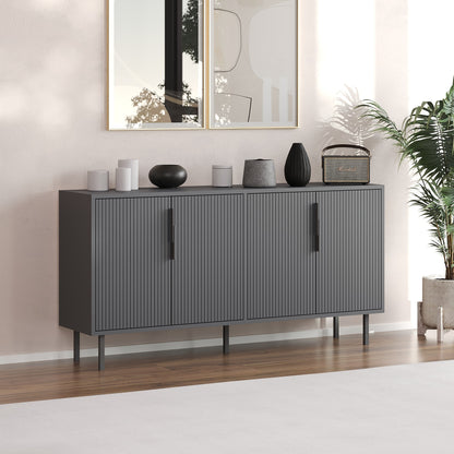 Μπουφές Ανθρακί 150x36x75cm | 327ODS1333