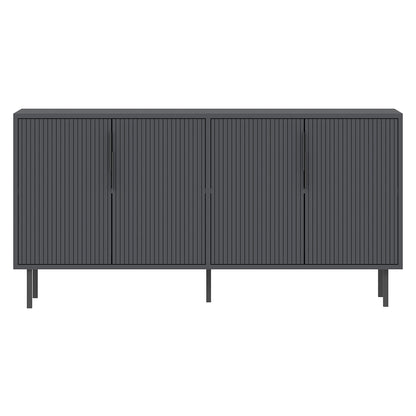 Μπουφές Ανθρακί 150x36x75cm | 327ODS1333