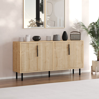 Μπουφές Sapphire Δρυς 150x36x75cm | 327ODS1334