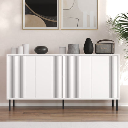 Μπουφές Λευκό 150x36x75cm | 327ODS1337