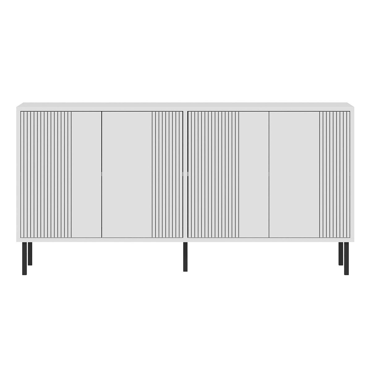 Μπουφές Λευκό 150x36x75cm | 327ODS1337