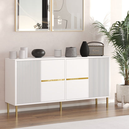 Μπουφές Λευκό 150x36x75cm | 327ODS1338