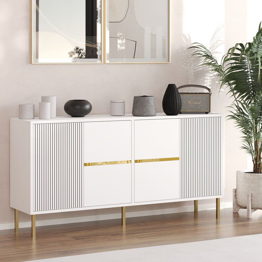 Μπουφές Λευκό 150x36x75cm | 327ODS1338