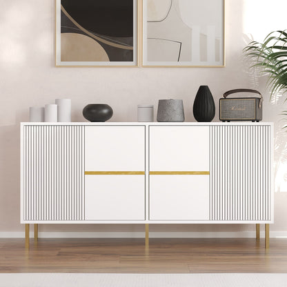 Μπουφές Λευκό 150x36x75cm | 327ODS1338