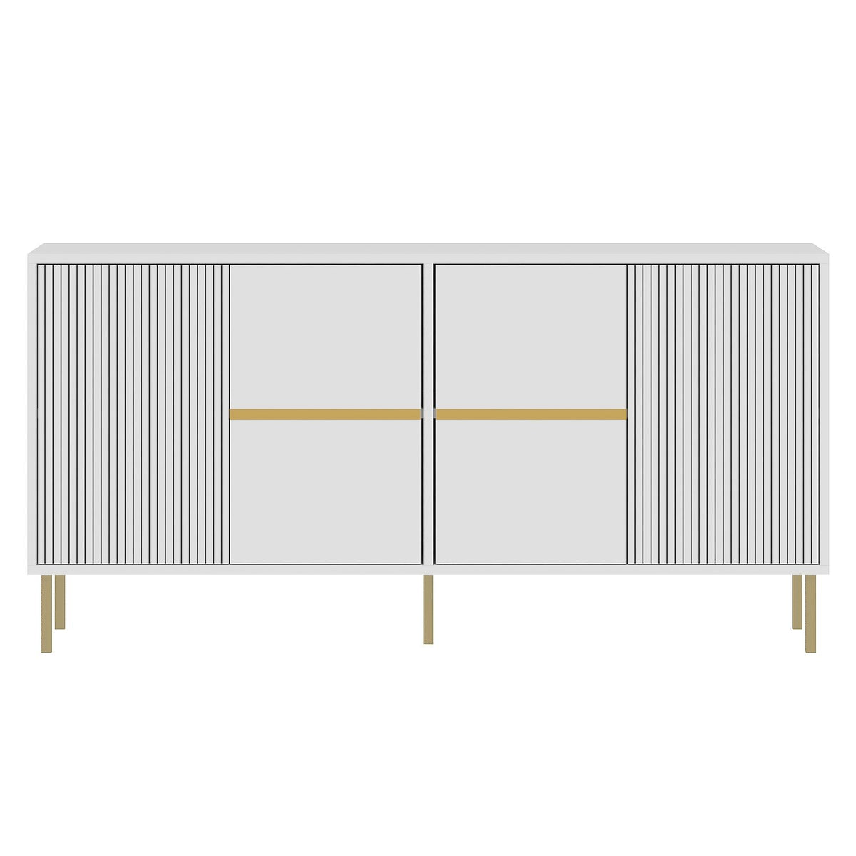 Μπουφές Λευκό 150x36x75cm | 327ODS1338