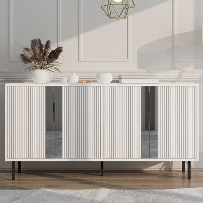 Μπουφές Λευκό 150x36x75cm | 327ODS1339