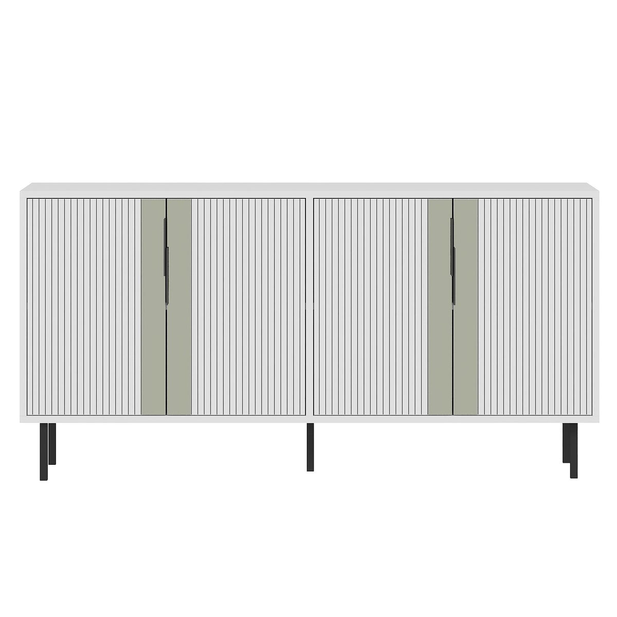 Μπουφές Λευκό 150x36x75cm | 327ODS1339