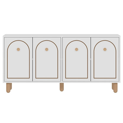 Μπουφές Λευκό 150x36x73cm | 327ODS1340