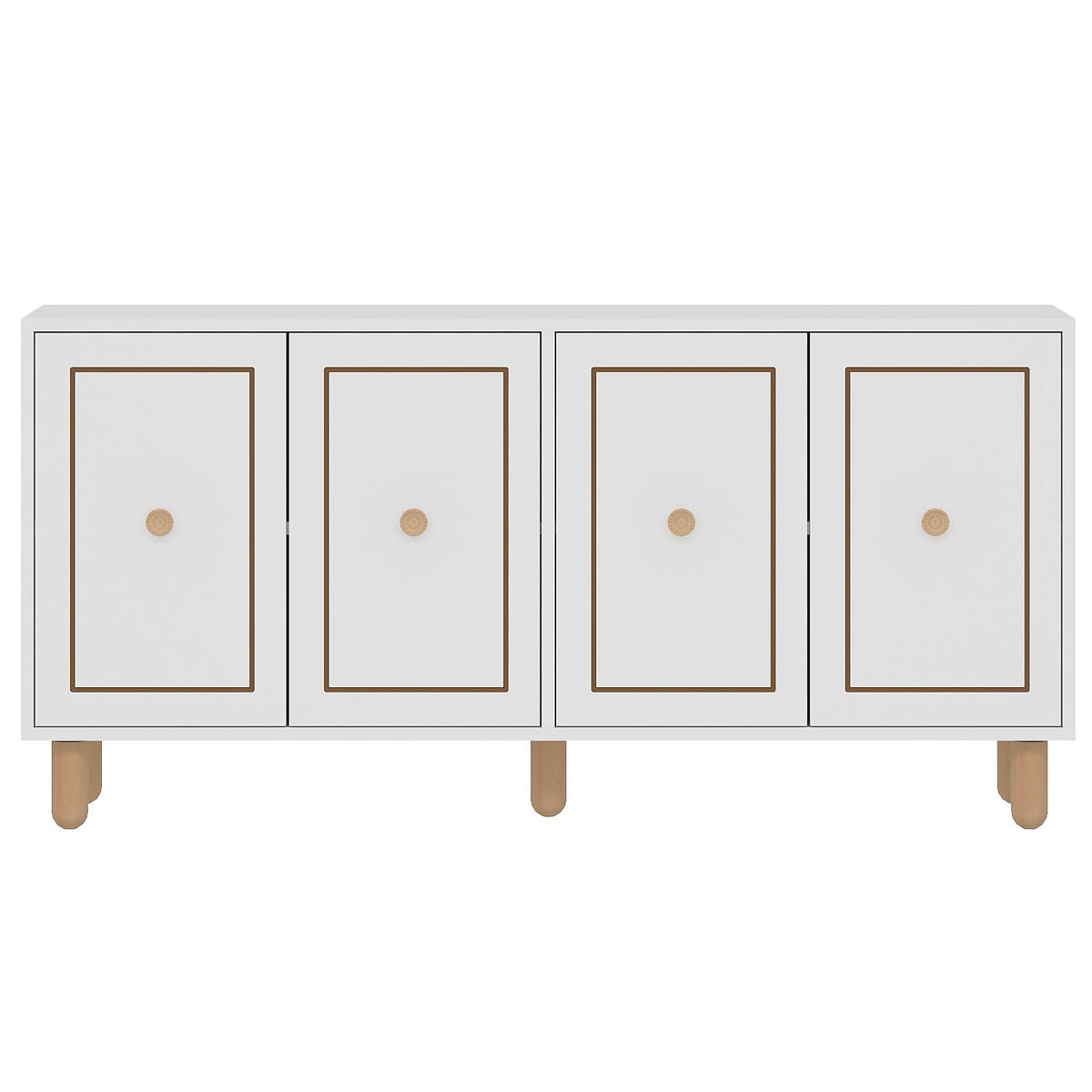 Μπουφές Λευκό 150x36x73cm | 327ODS1342