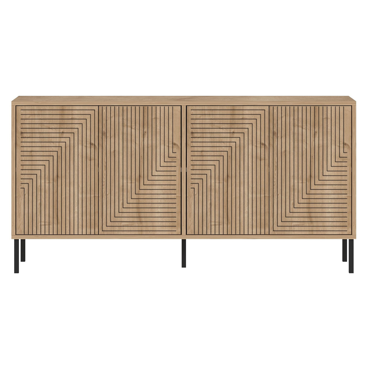 Μπουφές Sapphire Δρυς 150x36x75cm | 327ODS1346