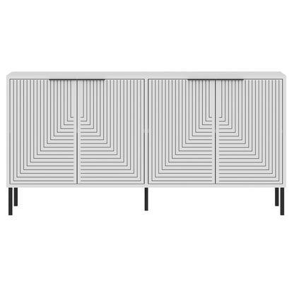Μπουφές Λευκό 150x36x75cm | 327ODS1348