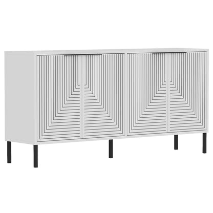 Μπουφές Λευκό 150x36x75cm | 327ODS1348