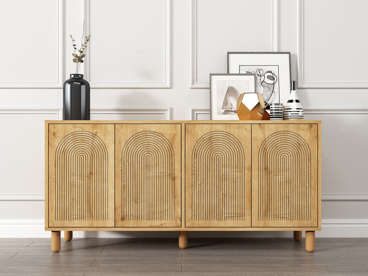 Μπουφές Sapphire Δρυς 150x36x73cm | 327ODS1350