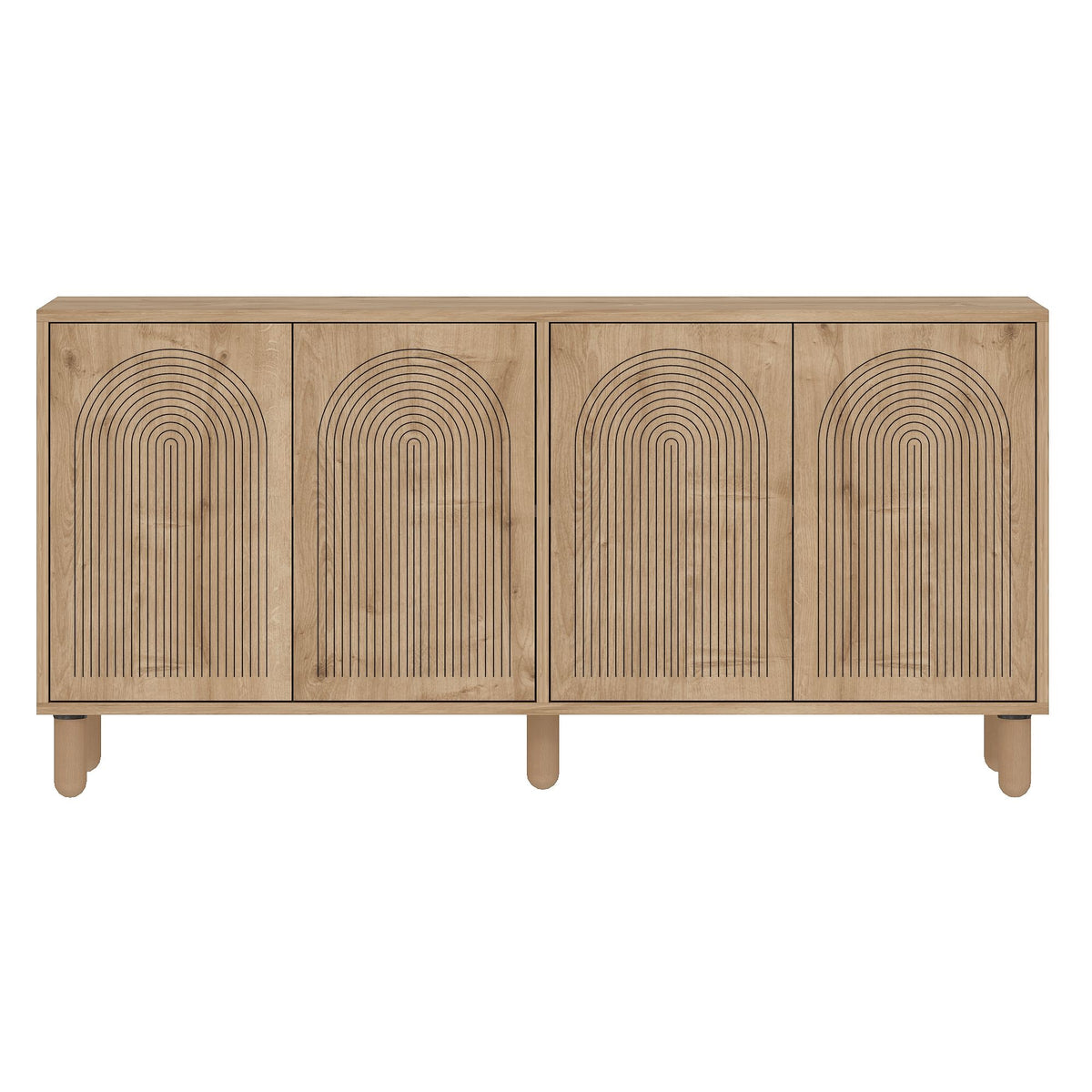 Μπουφές Sapphire Δρυς 150x36x73cm | 327ODS1350