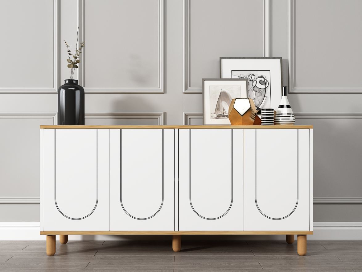 Μπουφές Sapphire Δρυς
Λευκό 150x36x73cm | 327ODS1352