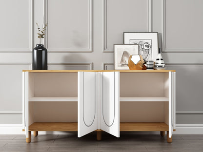 Μπουφές Sapphire Δρυς
Λευκό 150x36x73cm | 327ODS1352