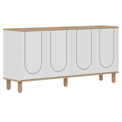 Μπουφές Sapphire Δρυς
Λευκό 150x36x73cm | 327ODS1352
