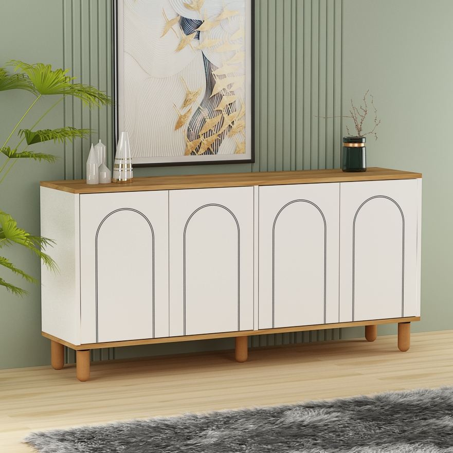 Μπουφές Sapphire Δρυς
Λευκό 150x36x73cm | 327ODS1353