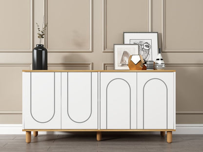 Μπουφές Sapphire Δρυς
Λευκό 150x36x73cm | 327ODS1354