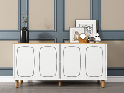 Μπουφές Sapphire Δρυς
Λευκό 150x36x73cm | 327ODS1355