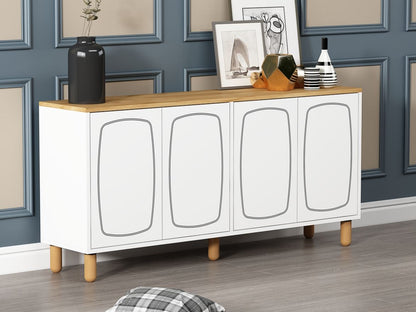 Μπουφές Sapphire Δρυς
Λευκό 150x36x73cm | 327ODS1355