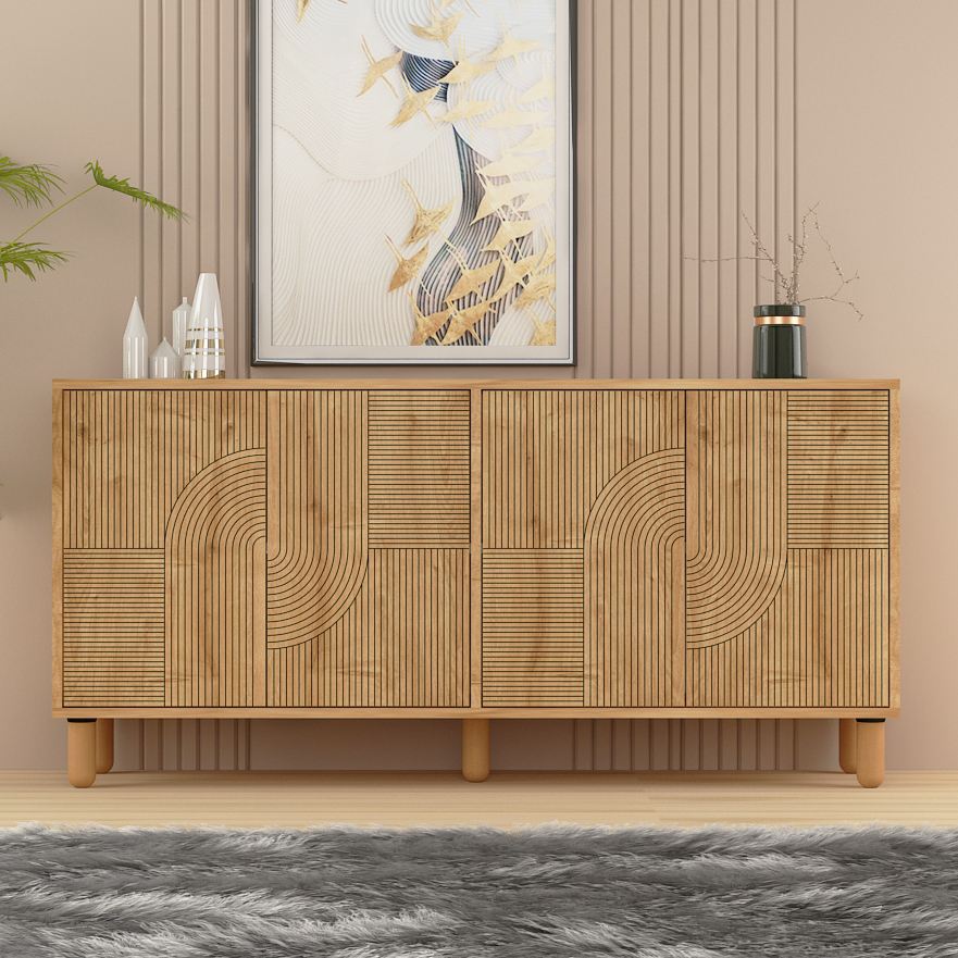 Μπουφές Sapphire Δρυς 150x36x73cm | 327ODS1357