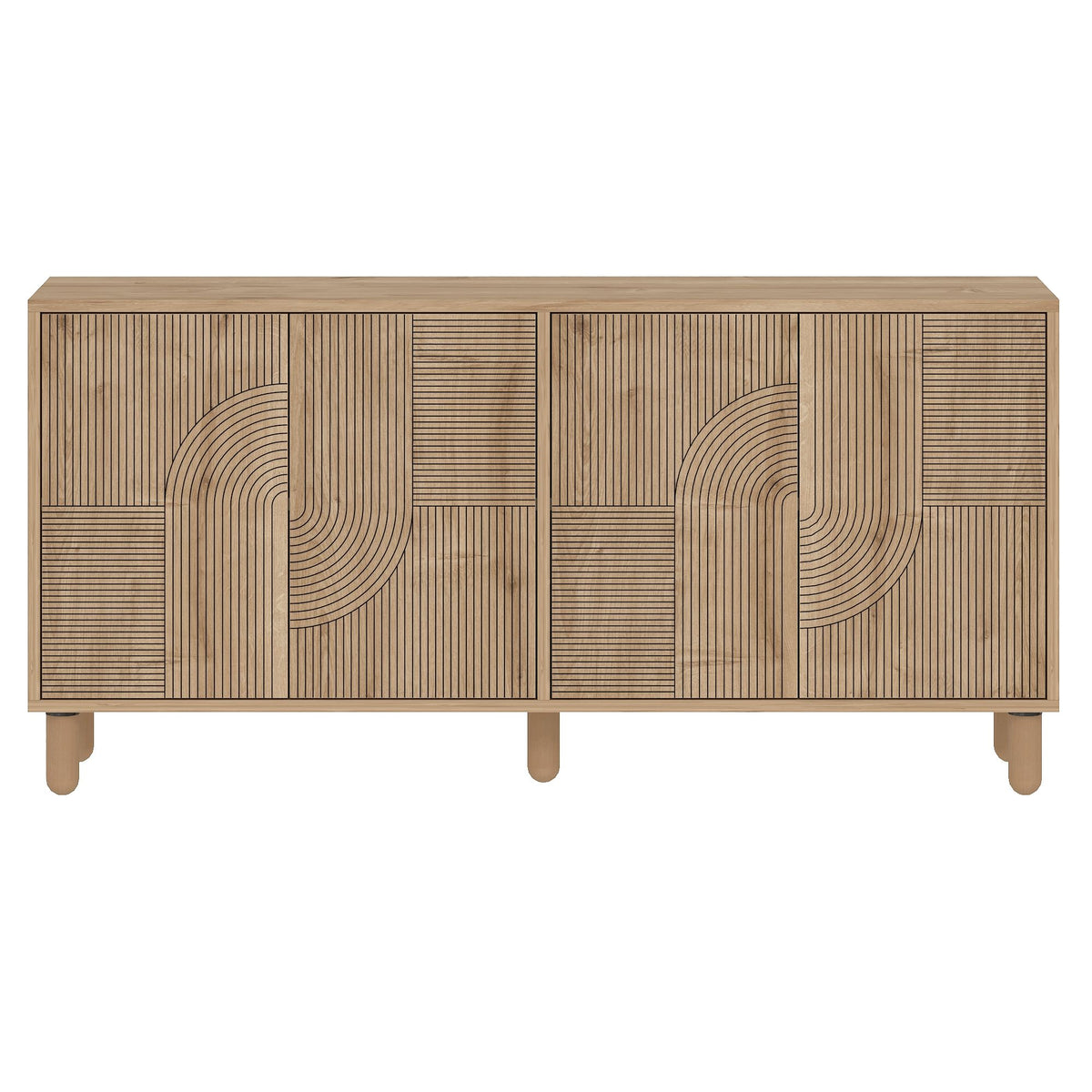 Μπουφές Sapphire Δρυς 150x36x73cm | 327ODS1357