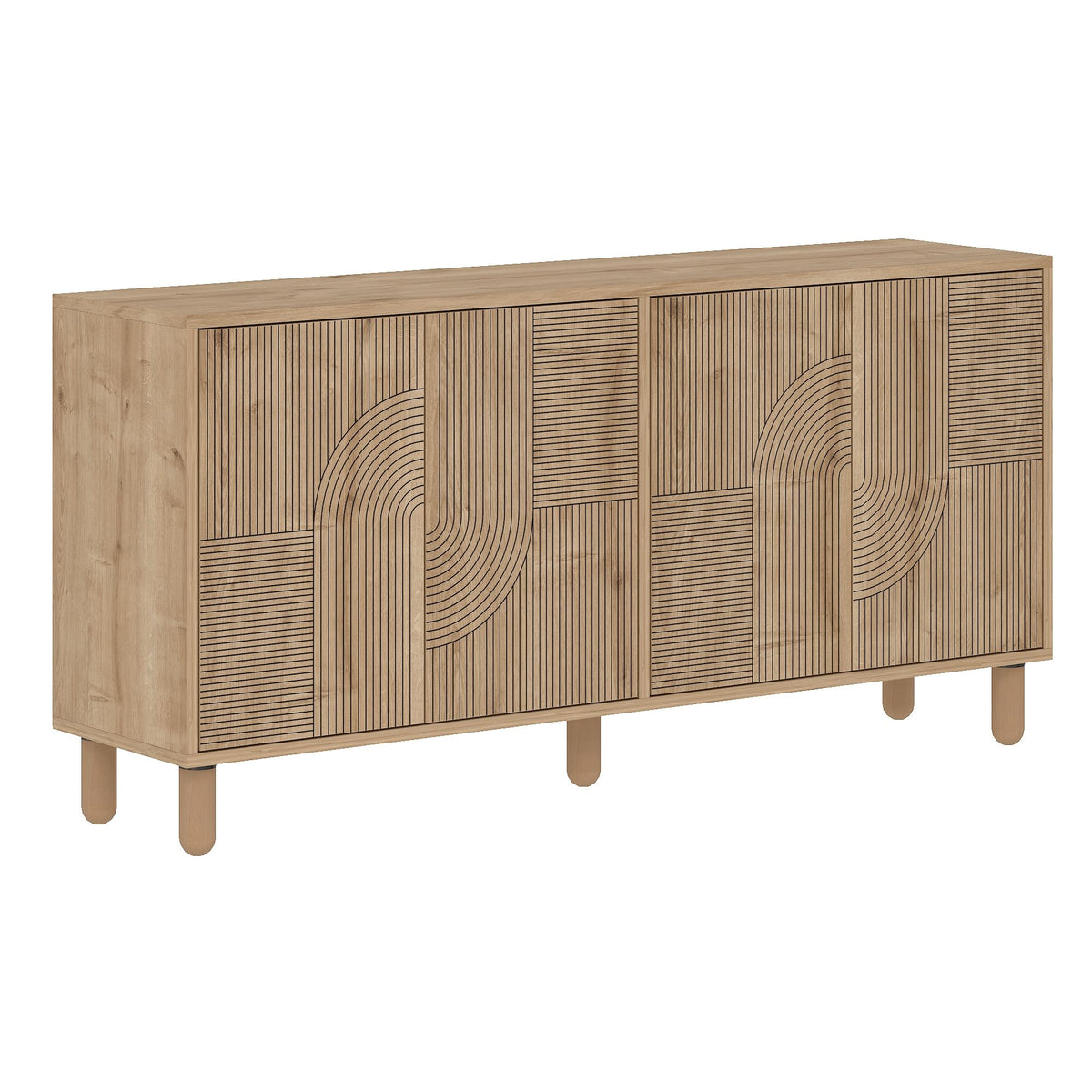 Μπουφές Sapphire Δρυς 150x36x73cm | 327ODS1357