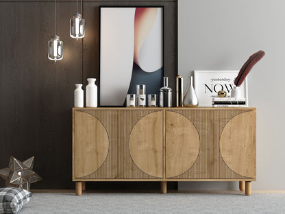 Μπουφές Sapphire Δρυς 150x36x73cm | 327ODS1359