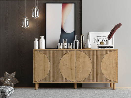 Μπουφές Sapphire Δρυς 150x36x73cm | 327ODS1359