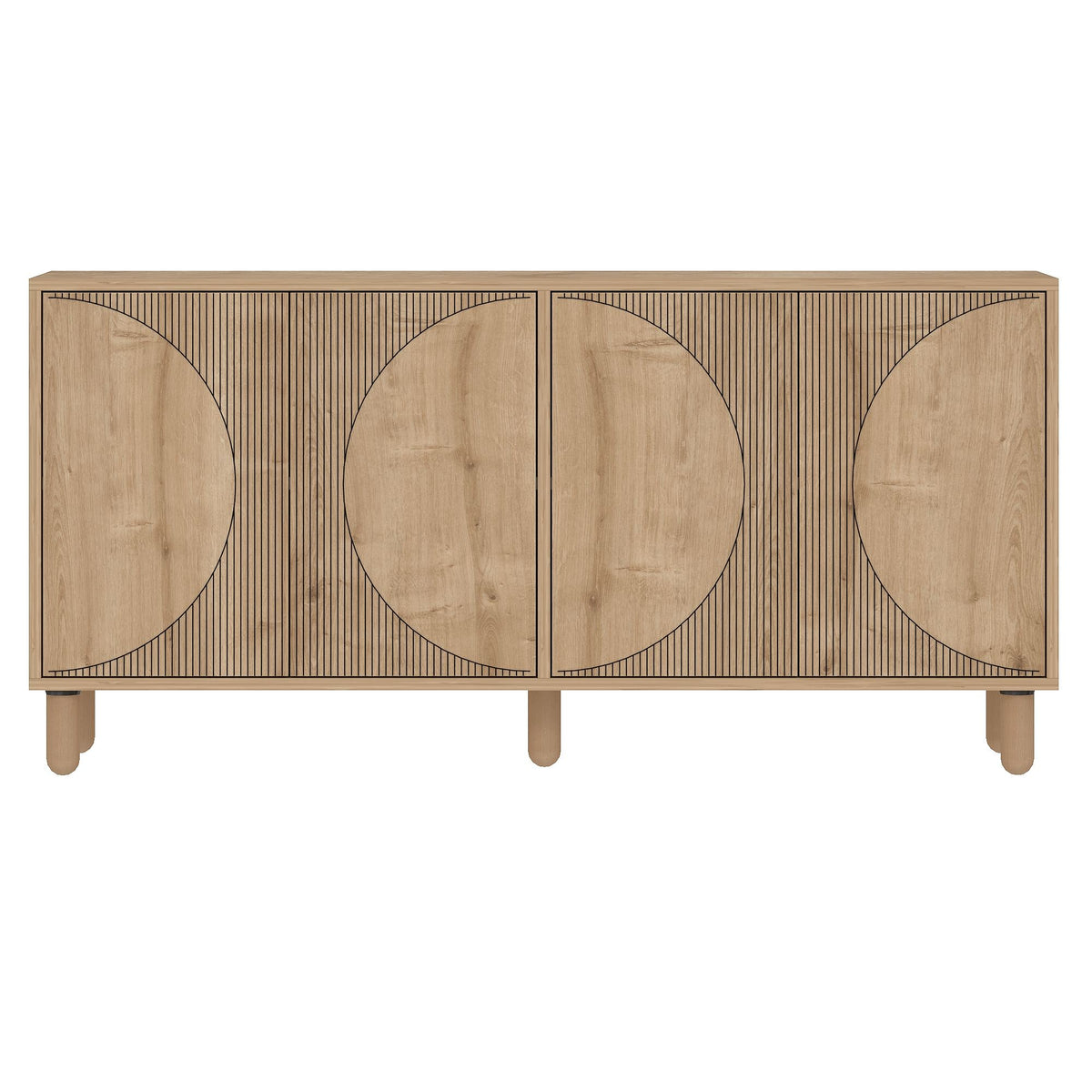 Μπουφές Sapphire Δρυς 150x36x73cm | 327ODS1359