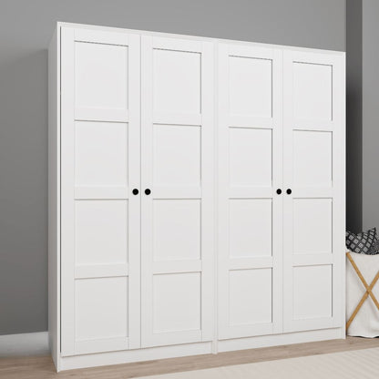 Ντουλάπα 188x190x60 εκ Λευκό 350MWD1151
