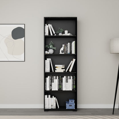 Βιβλιοθήκη 64 × 25 × 182 εκ. Μαύρο GR350MWD1306