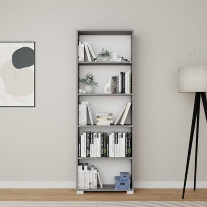 Βιβλιοθήκη 64 × 25 × 182 εκ. Γκρι GR350MWD1307