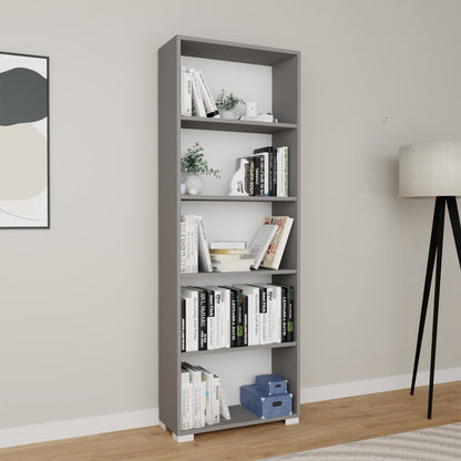 Βιβλιοθήκη 64 × 25 × 182 εκ. Γκρι GR350MWD1307