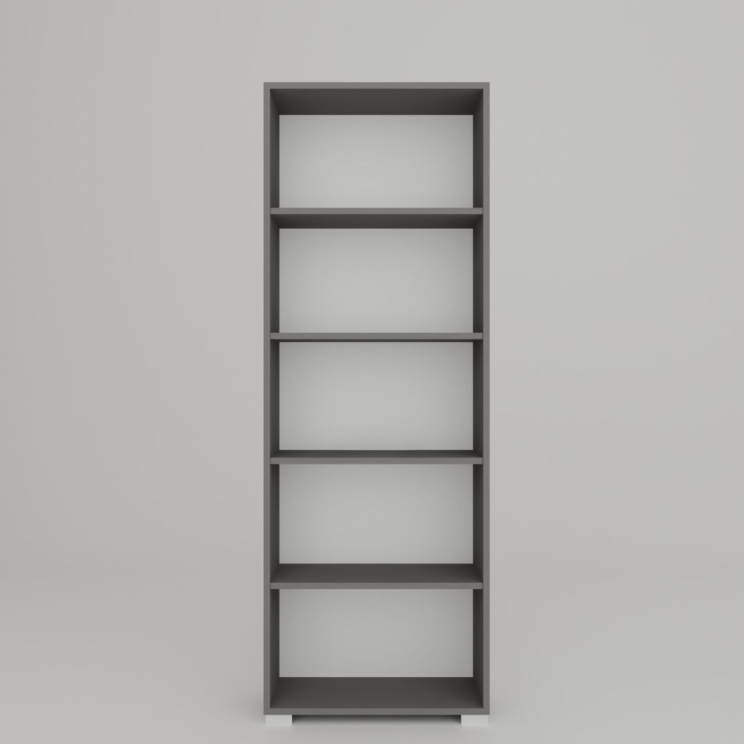 Βιβλιοθήκη 64 × 25 × 182 εκ. Γκρι GR350MWD1307