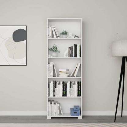 Βιβλιοθήκη 64 × 25 × 182 εκ. Λευκό GR350MWD1308