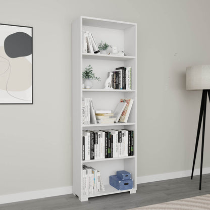 Βιβλιοθήκη 64 × 25 × 182 εκ. Λευκό GR350MWD1308