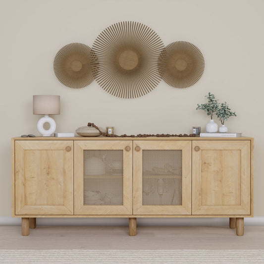 Μπουφές Καρυδί 180x40x75cm | 350MWD1501