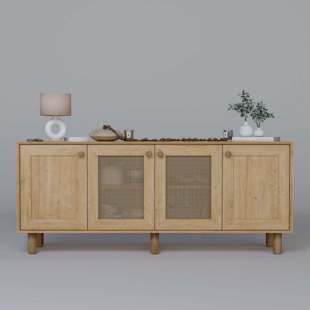 Μπουφές Καρυδί 180x40x75cm | 350MWD1501