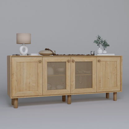Μπουφές Καρυδί 180x40x75cm | 350MWD1501