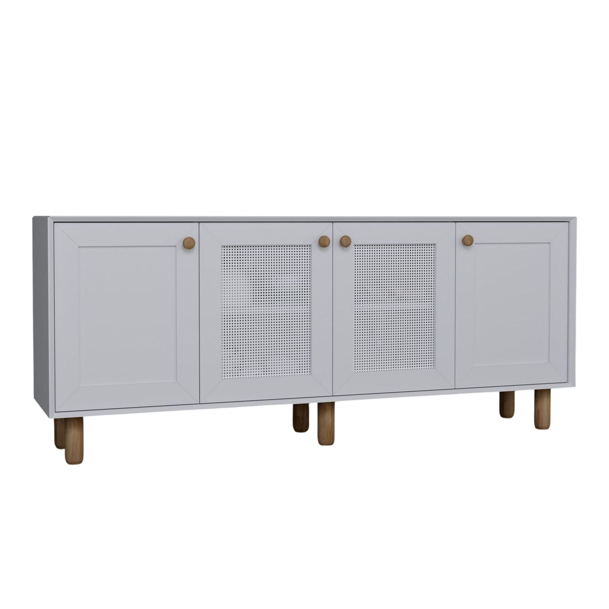 Μπουφές Λευκό 180x40x75cm | 350MWD1503