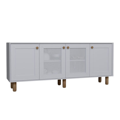 Μπουφές Λευκό 180x40x75cm | 350MWD1503