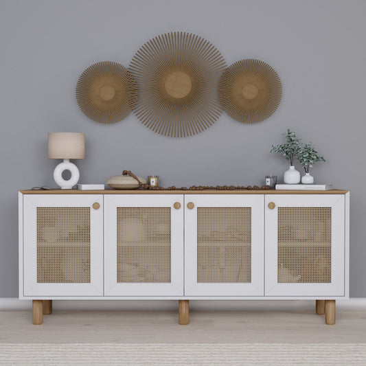 Μπουφές Light Καρυδί 180x40x75cm | 350MWD1506
