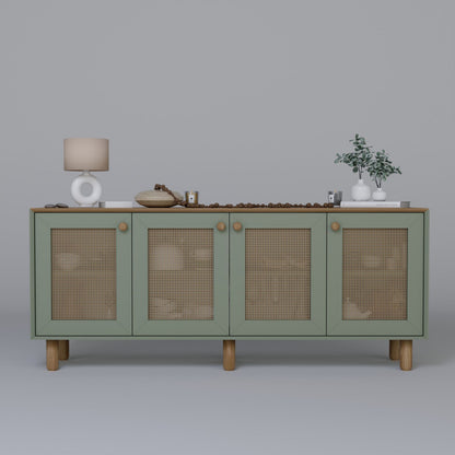 Μπουφές Πράσινο 180x40x75cm | 350MWD1507