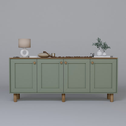 Μπουφές Πράσινο 180x40x75cm | 350MWD1508